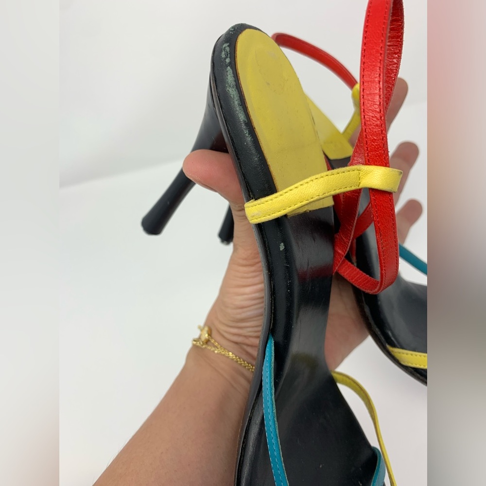 Furla Multi Color Strappy Sandals - Picture 8 of 9